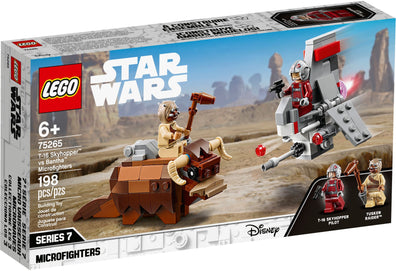 LEGO Set-T-16 Skyhopper vs Bantha Microfighters-Star Wars / Star Wars Microfighters Series 7 / Star Wars Episode 4/5/6-75265-1-Creative Brick Builders
